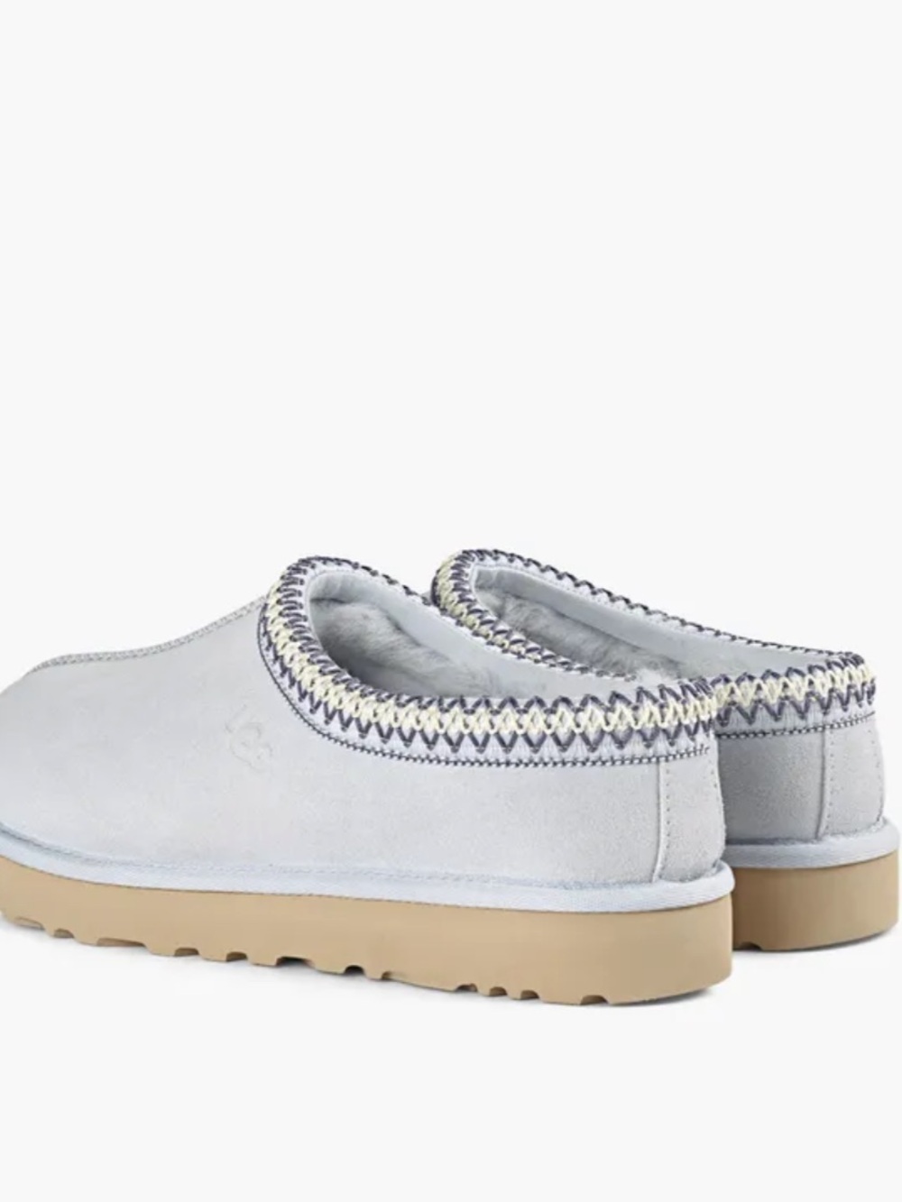 Brand New UGG Women's Tasman in Light Blue with Tan Sole - Picture 3 of 10